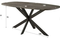 Amsterdam Bronvik ruokapöytä 180cm