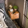 Amsterdam Flat yöpöytä, akaasia