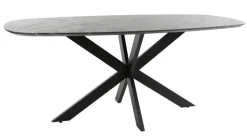 Amsterdam Onyx Cross ruokapöytä 180cm
