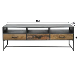 Amsterdam TV-taso 150cm