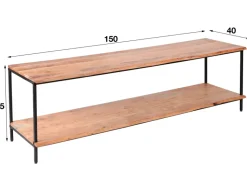 Amsterdam TV-taso 150cm, luonnonvärinen