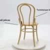 Bistro ruokapöydän tuoli, puunväri
