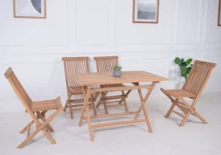 Borneo tiikkipöytä 70x120, tiikki