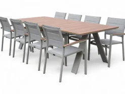 Cannes terassipöytä 250 cm + Tango tuolit