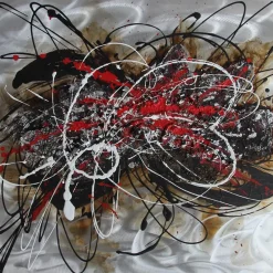 Canvastaulu 60x60, metallisävy