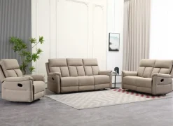 Grand 3+2+1 sohvakalusto mekanismeilla, beige