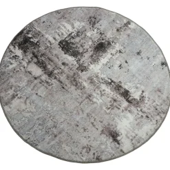 Gray pyöreä matto, halk. 80 cm