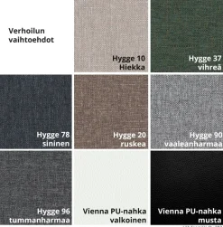 Halla ruokapöydän tuoli tammi, verhoiltu