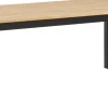 Halla tammipöytä 180x90 cm, tammi-musta