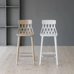Hans K Y5-baarituoli, 63cm valkoinen