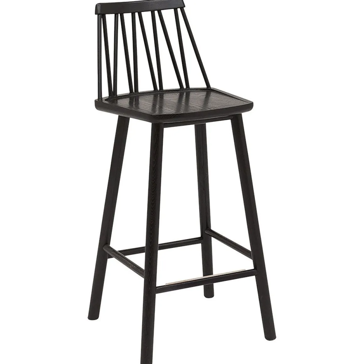 Hans K ZigZag baarituoli 63cm, musta