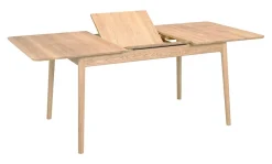 Hans K ZigZag Ruokapöytä BF 140cm, valkoöljytty tammi