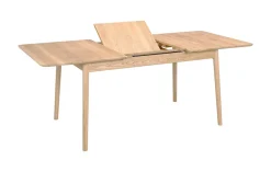 Hans K ZigZag Ruokapöytä BF 127cm, valkoöljytty tammi