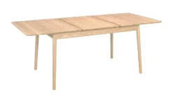 Hans K ZigZag Ruokapöytä BF 127cm, valkoöljytty tammi