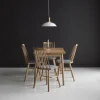 Hans K ZigZag ruokapöytä 127cm, tammi
