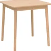 Hans K ZigZag ruokapöytä 75cm, valkoöljytty tammi