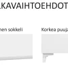 Hiipakka Anton senkki 200 cm laatikoilla ja ovilla