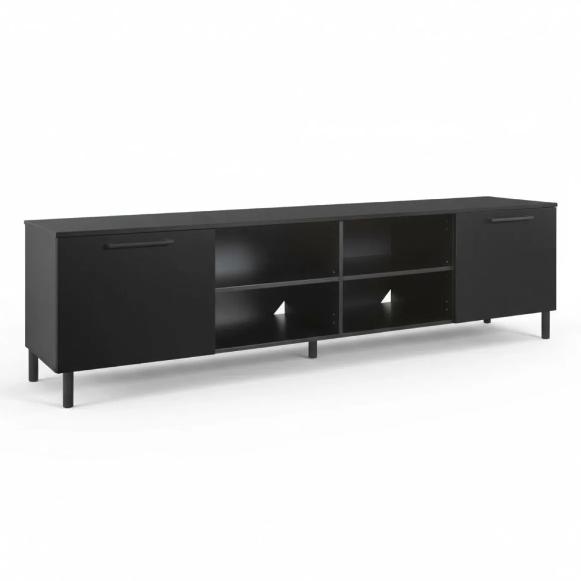 Hiipakka Solo TV-taso 220 cm, musta