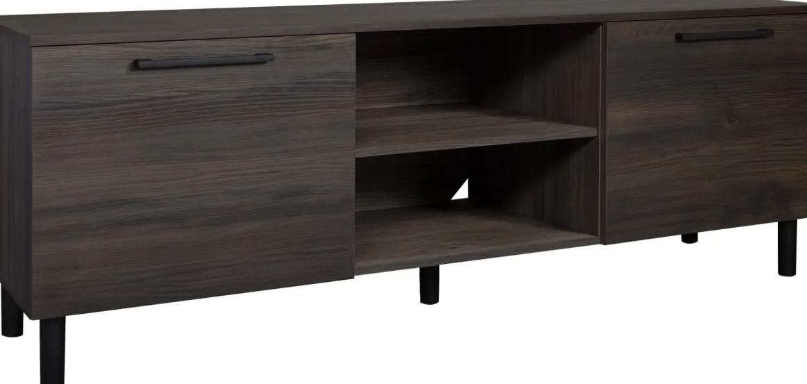 Hiipakka Solo TV-taso 166 cm, tummanruskea tammi