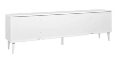Hiipakka Vilja tv-taso 200cm ovilla, valkoinen