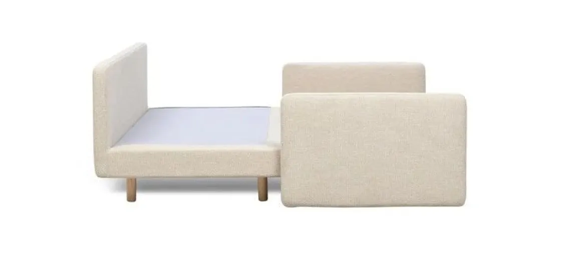 Interface Twin vuodesohva Leaf verhoilulla, beige
