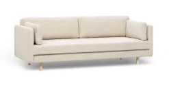 Interface Twin vuodesohva Leaf verhoilulla, beige