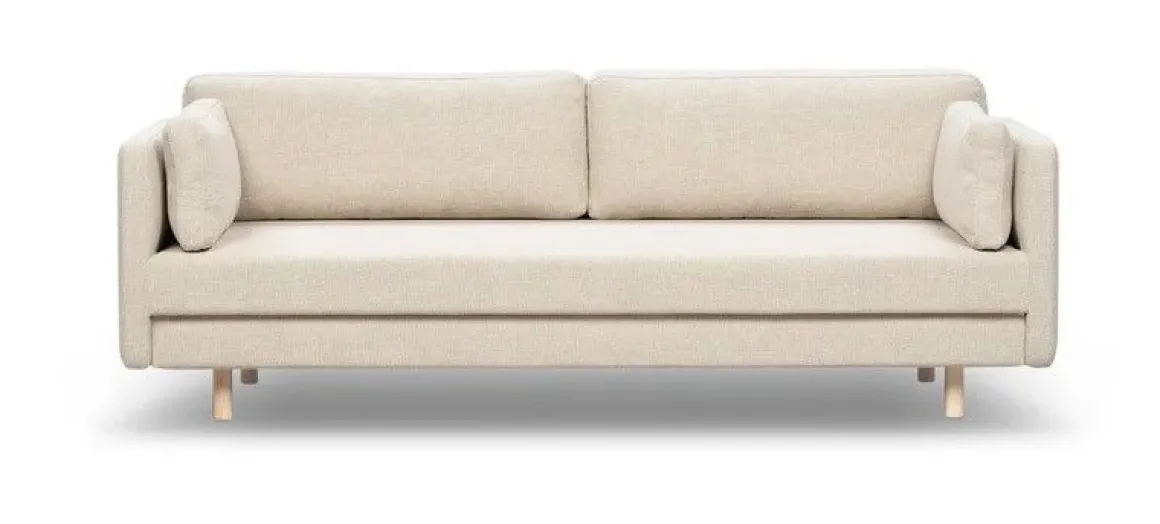 Interface Twin vuodesohva Leaf verhoilulla, beige