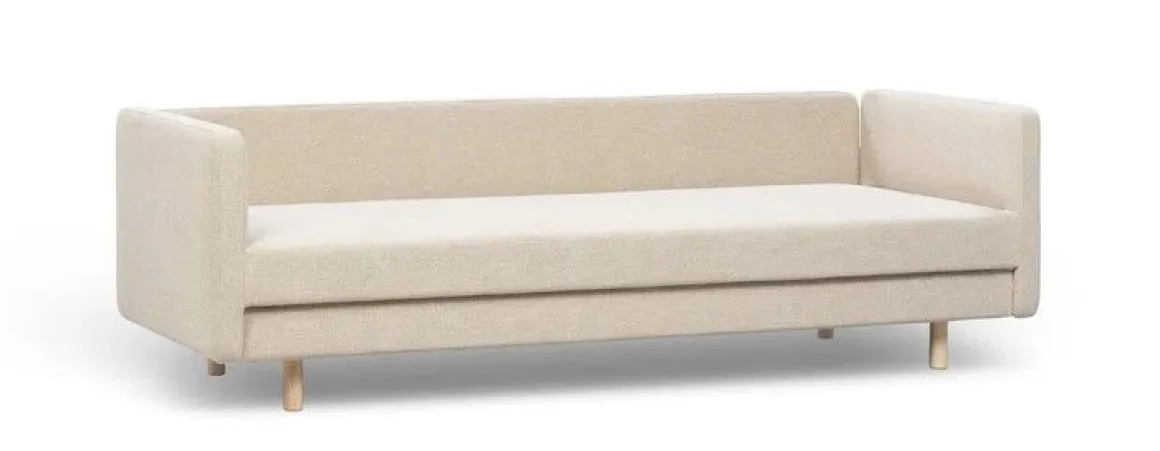 Interface Twin vuodesohva Leaf verhoilulla, beige