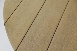 Java pyöreä terassipöytä 150 cm polyrottinkituoleilla