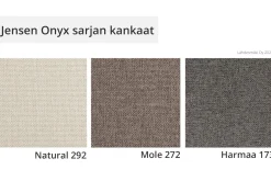 Jensen Onyx runkosänky, eri kokoja