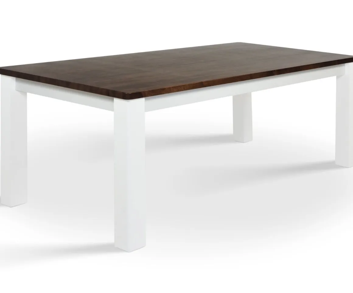 Kanerva ruokapöytä 180x95, pähkinä-valkoinen