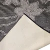 Käytävämatto beige-mustakukka 100 cm