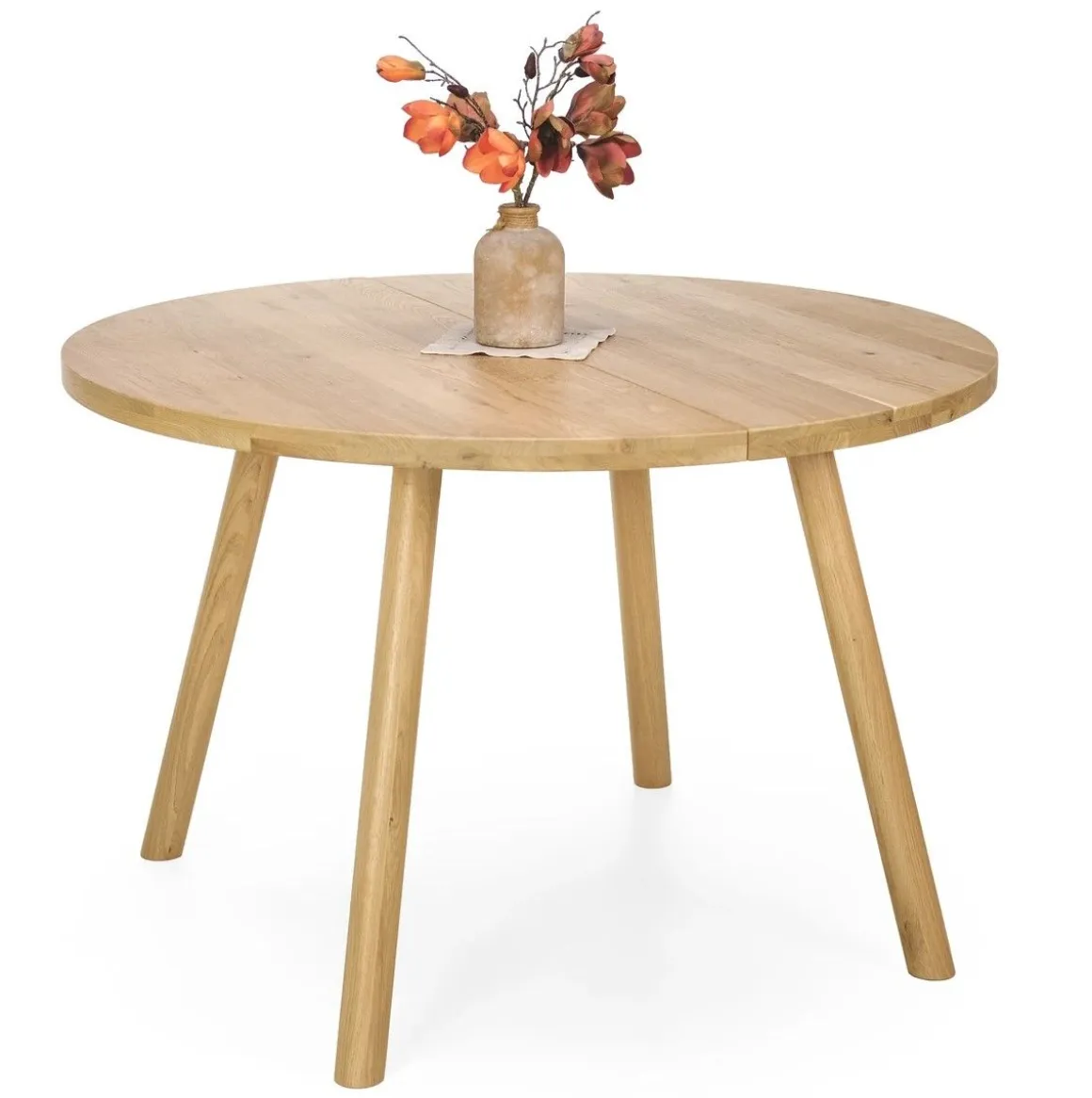 Lana pyöreä ruokapöytä 115 cm, tammi
