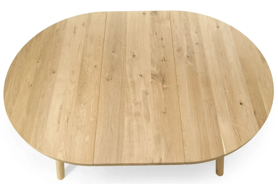 Lana pyöreä ruokapöytä 115 cm, tammi