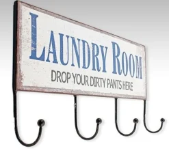 Laundry-naulakko, 4 koukkuinen