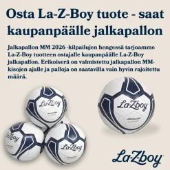 La-Z-Boy Liam recliner mekanismituoli, musta nahka
