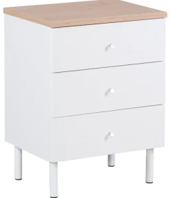 Lehto lipasto 51cm, valkoinen/tammi
