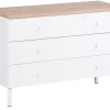 Lehto lipasto 101cm, valkoinen/tammi