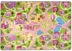 Liikennematto Sweet City, 95x133cm