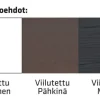 LM Ojala Helmi-yöpöytä nro 17, eri värejä