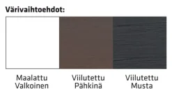 LM Ojala Helmi-yöpöytä nro 17, eri värejä