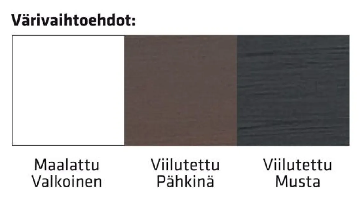 LM Ojala Helmi-yöpöytä nro 17, eri värejä