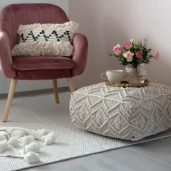 Lumme puuvillamatto beige, eri kokoja