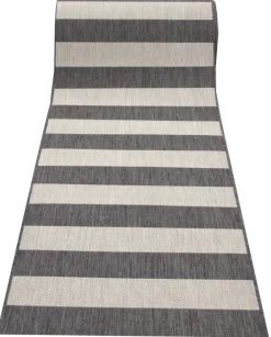 Lyon Raita käytävämatto 100 cm harmaa
