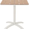 Mocca pieni parvekepöytä 70x70cm, vaalea