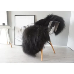 Musta pidempi 100-110 cm lampaantalja, Icelandic, pitkä karva