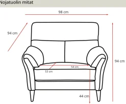 Napoli 3+1+1 sohvakalusto nahkaa, taupe