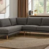 Neiser Toscana avokulmasohva, tummanharmaa