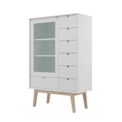 Notte vitriini 79cm, valkoinen