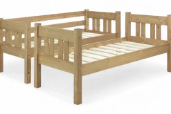 Nukkumatti pieni kerrossänky 70x155, ruskea